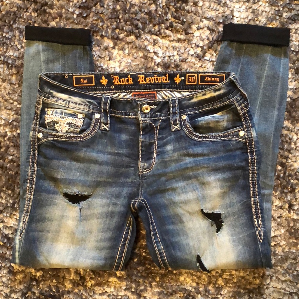 Rock revival skinny jeans
